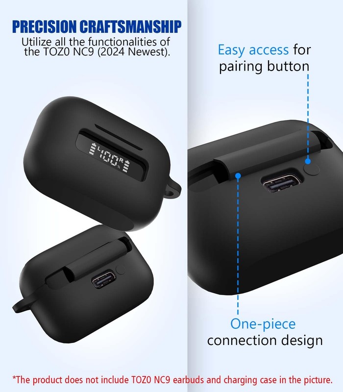 for TOZ0 NC9(2024) Case Cover, Silicone Protective Battery Display Visible De... gallery
