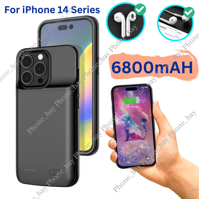 Battery Charger Case Power Bank For iPhone 14/14 Pro Max/14 Plus Charging Cover