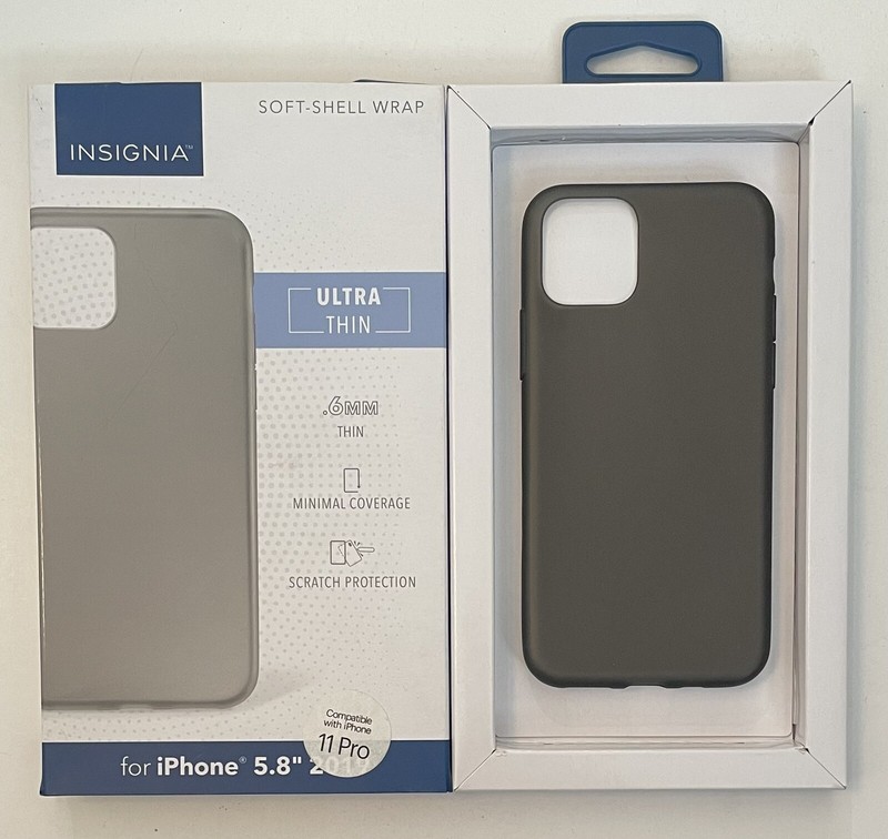 Insignia Soft Shell Ultra Thin Phone Case iPhone 11 Pro 5.8″ 2019 Black