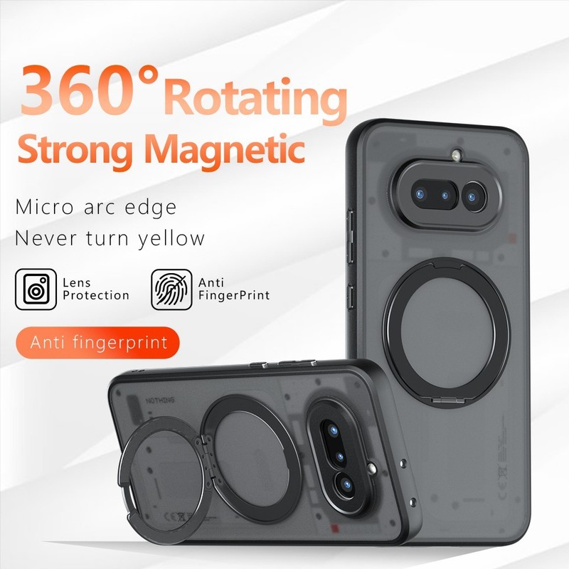 Magnetic Matte Acrylic TPU+PC Hard Back Case For Nothing Phone 4A Pro 4A 3A Lite gallery