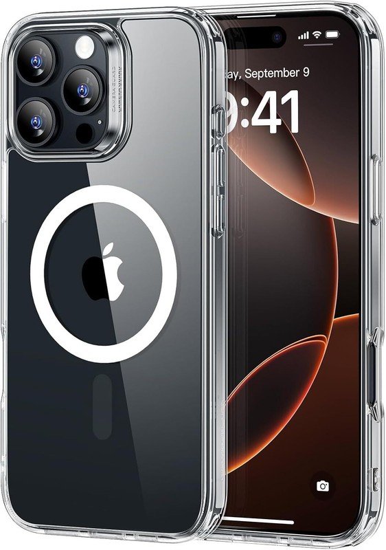 Magnetic for iPhone 16 Pro Case Slim Shockproof with Anti-Fingerprint Case