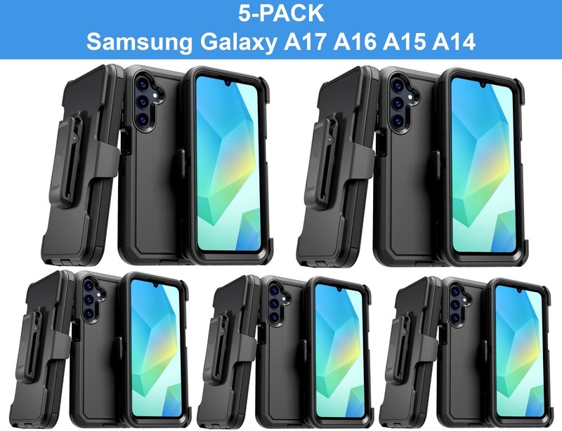 5x Wholesale LOT Heavy Duty Case Belt Clip For Samsung Galaxy A17 A16 A15 A14 5G