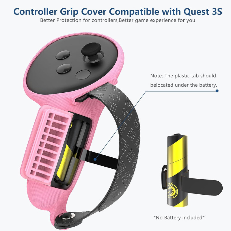 7 in 1 Silicone Cover Set Compatible with Meta Quest 3S, VR Accessories for Ocul gallery