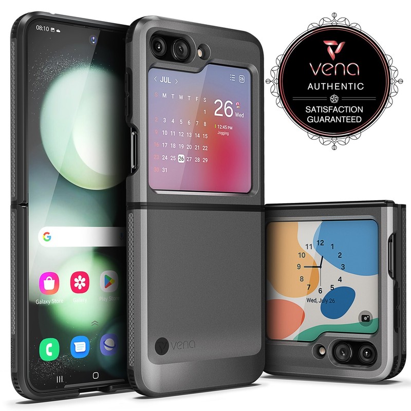 Samsung Galaxy Z Flip5 Dual Layer Slim Style Heavy Duty Shockproof Case Cover