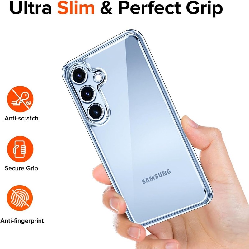 For Samsung Galaxy A17 5G Case Slim Clear Shockproof Phone Cover +Tempered Glass gallery