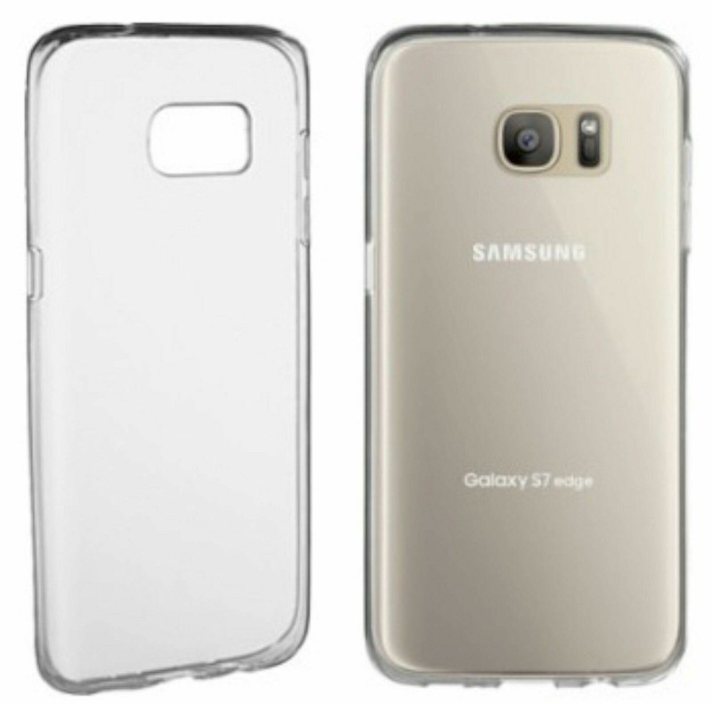NEW Insignia Samsung Galaxy S7 Edge CLEAR Cell Phone Case Soft NS-MSGS7EPTC Grip