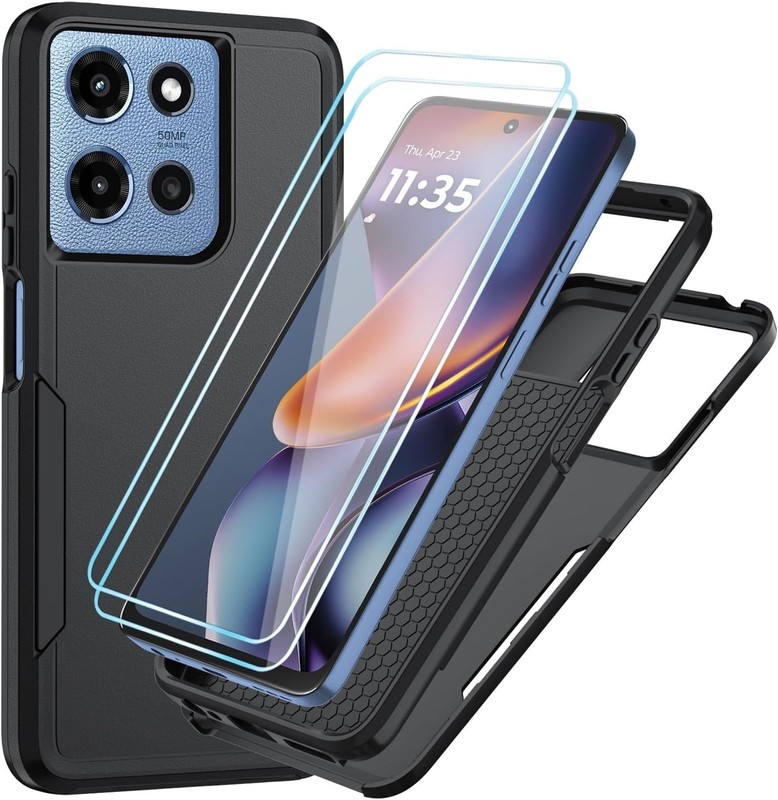 For Motorola Moto-G-2025 /Moto-G-2026/Moto-G-Play-2026 Case with HD Screen Prote