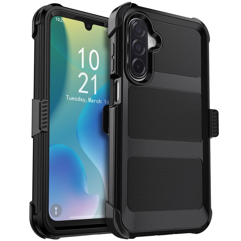 For Samsung Galaxy A26 5G Hybrid Hard Case Phone Cover / Belt Clip Stand Holster