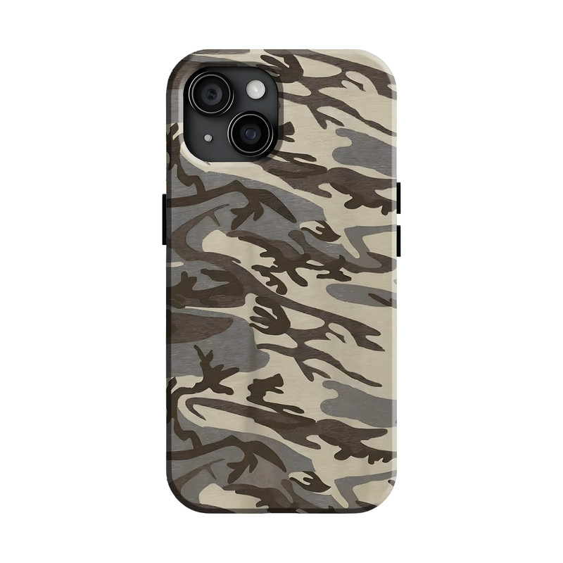 Military Style Camo Magsafe Tough Phone Case, Durable Forest Hunting Cover