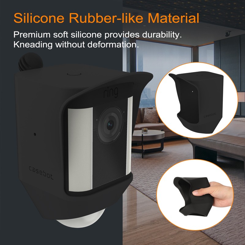 For Ring Spotlight Cam Battery HD Security Camera Soft Silicone Protective Case gallery