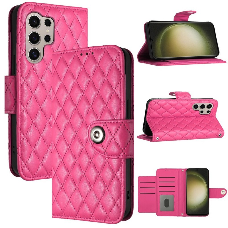 Leather Card Wallet Phone Case For Samsung Galaxy S24 Plus S23 Ultra S22 Plus gallery