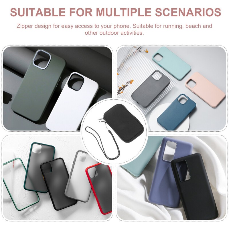 Phone Pouch Sleeve Storage Case Neoprene Cell Phone Sleeve Neoprene Phone gallery