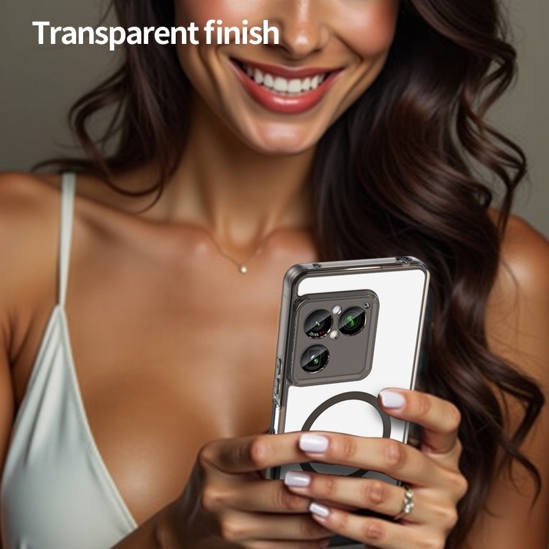 Magnetic Case Slim Clear PC Shockproof Back Case For Sony Xperia 1 VIII 2026 gallery