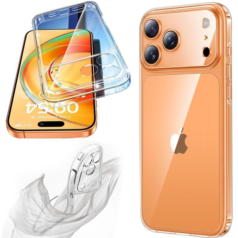 For iPhone 17 Pro Max/Air/17 Pro Ultra-thin Shockptoof Cover Soft Clear TPU Case