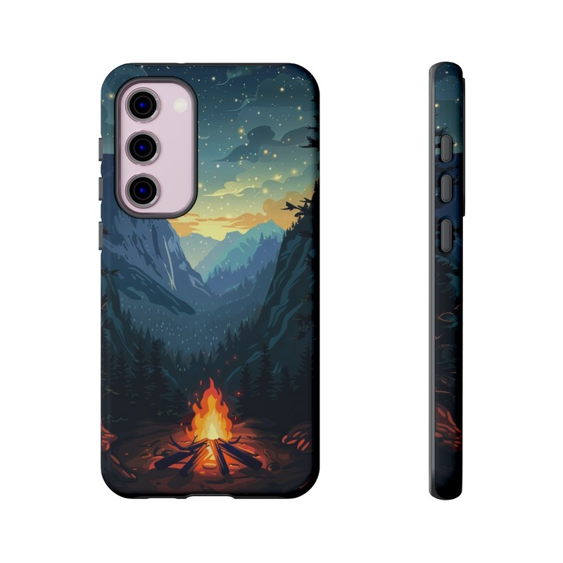 Vintage Style, Great Outdoors Scene, Tough Case, for iPhone and Samsung Galaxy