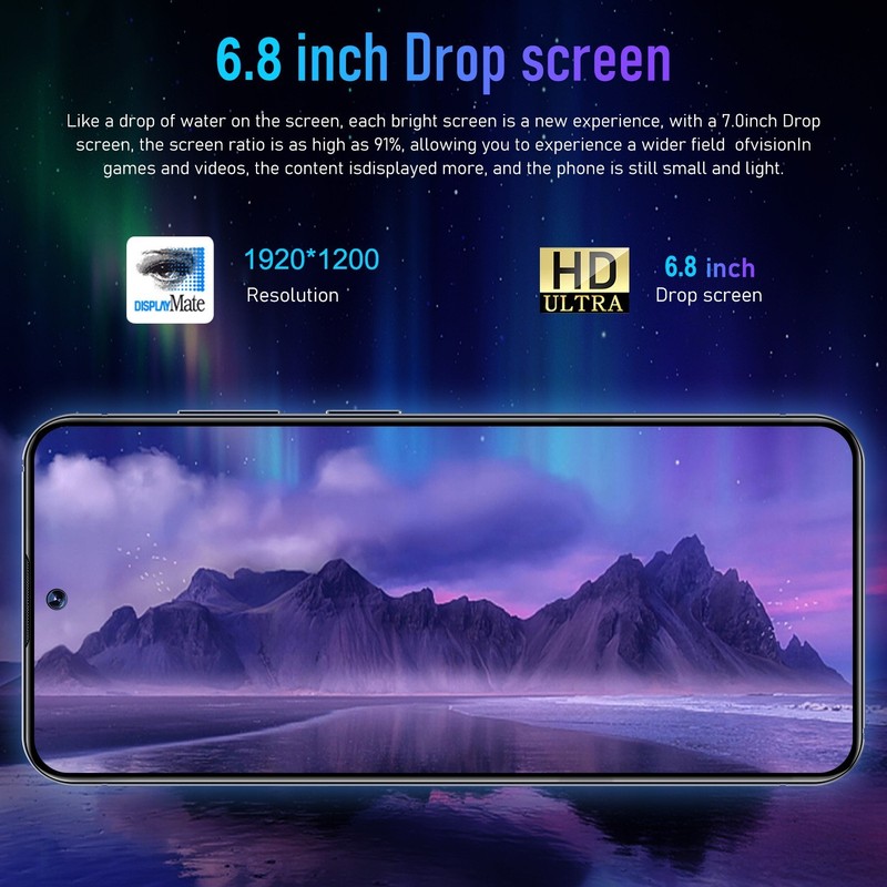 4G Smartphone Android 13 Mobile Phone Dual SIM For Student Senior Gift 4GB+64GB gallery
