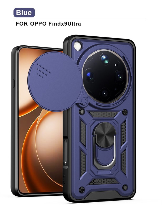 For OPPO Find X9 Ultra Case Camera Protector Ring Holder Cover+Screen Protector gallery