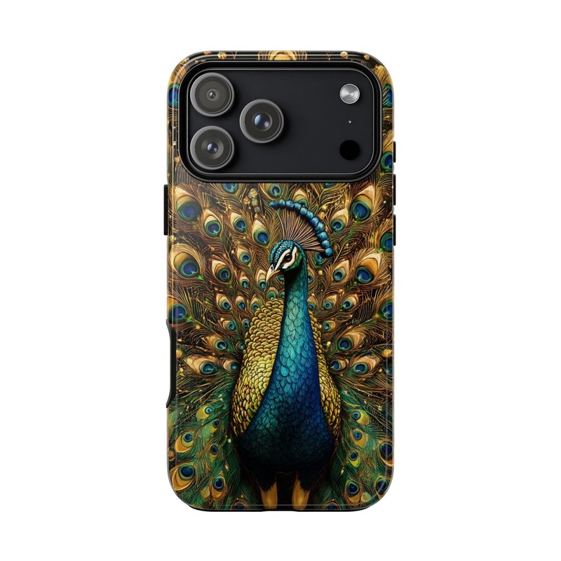 Phone Ink – iPhone | Galaxy | Pixel Case – Magnificent Peacock Bird Feathers
