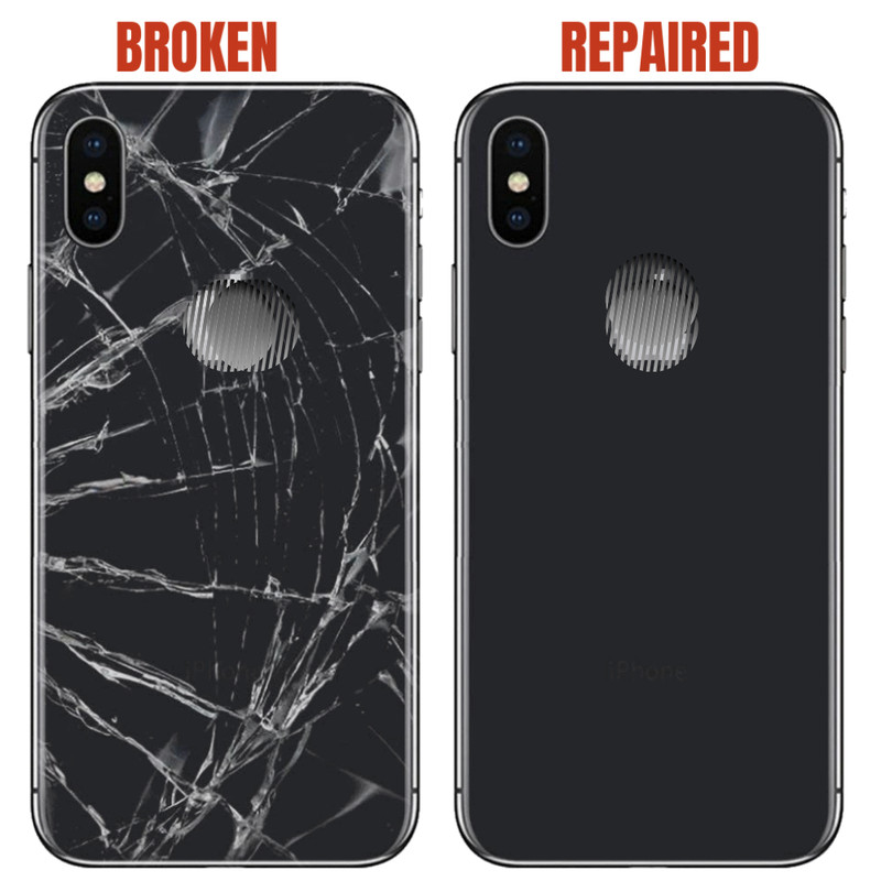 Back Glass Big Cam Hole Replacement For i Phone 8 XR XS 11 12 13 14 15 16 17 Lot gallery