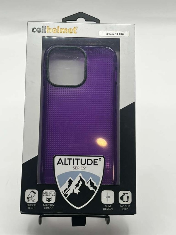 Cellhelmet Altitude X Series Case for iPhone 13 Pro Purple Shockproof