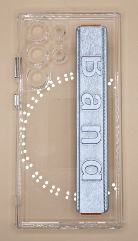 Samsung Galaxy S24 Ultra Hand Strap Clear Case Camera Protection Soft Touch