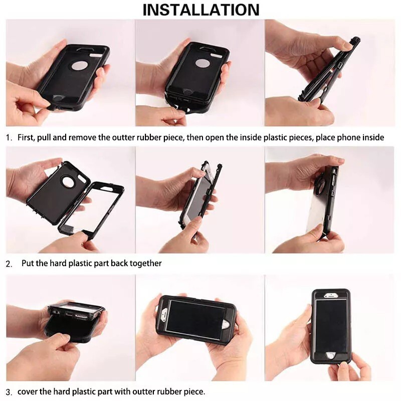 Samsung Galaxy S22 Heavy Duty Protection Hybrid Defender Rugged Case w/ Holster gallery