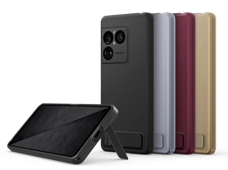 Genuine Sony Xperia 1 VIII XQZ-CBGE Style Black Cover Case Stand gallery
