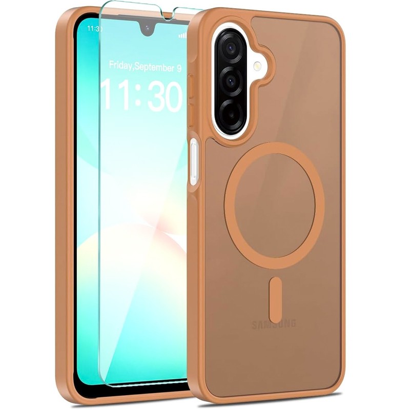 For Samsung Galaxy A16 5G Case Phone Cover Frost Rugged Mag Safe+ Tempered Glass gallery