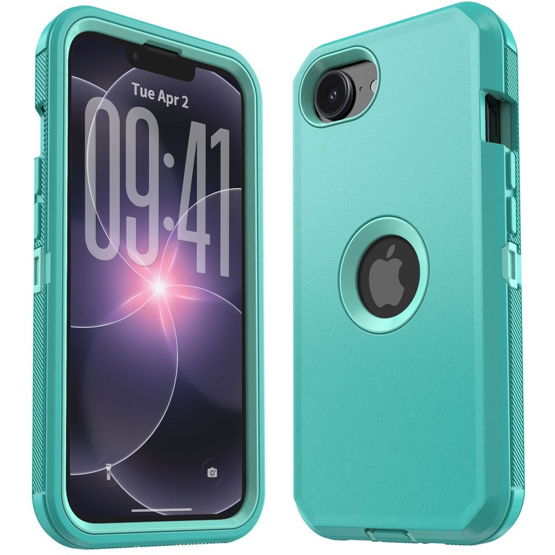 For iPhone 17e 17 Pro Max Air Case, Heavy Duty Rugged 3-Layer Cover / Belt Clip gallery
