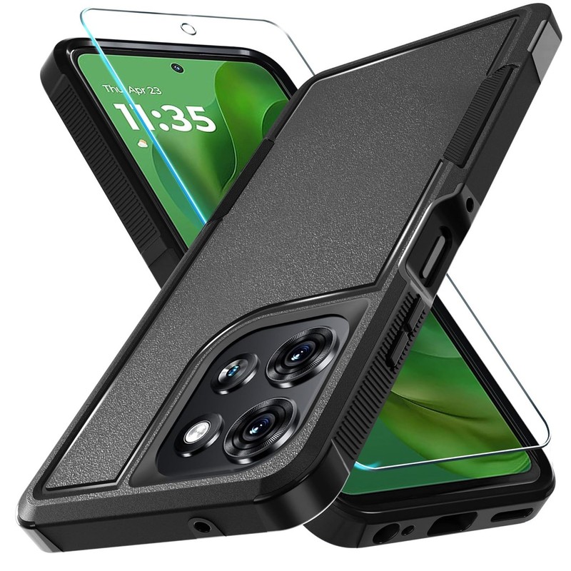 Phone Cover For Motorola Edge 2025 Dual Layer Protection Rugged Screen Protector