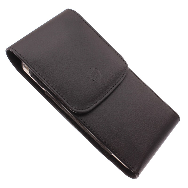 Leather Case Belt Clip Holster Cover Pouch Vertical Carry for Smartphones