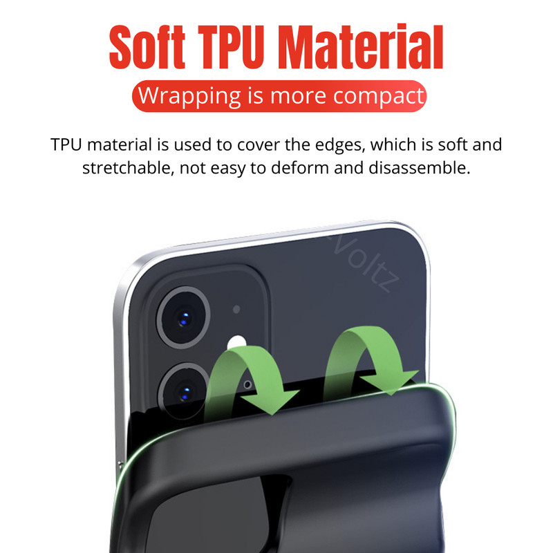 6800mAh Battery Case smart For iPhone 11/12 Pro Max Power Bank Charging Cover gallery