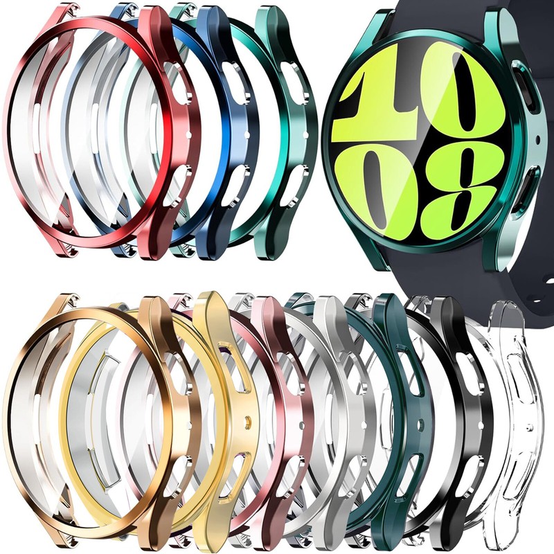 10-Pack For Samsung Watch 7 6 5 4 Screen Protector TPU Cover Case 40mm/44mm