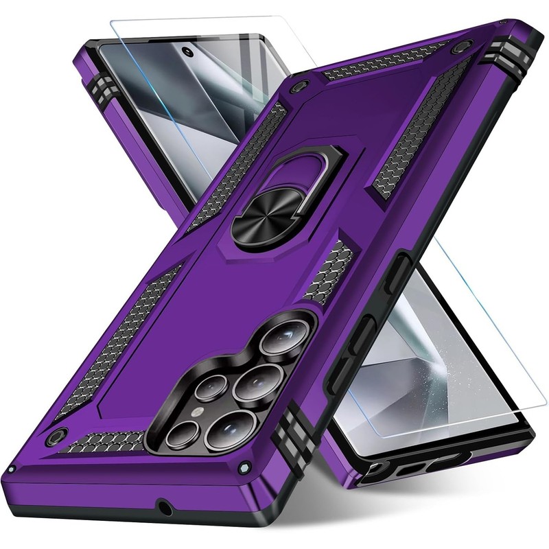 For Samsung Galaxy S23 Ultra Case S23 Plus Phone Cover Shockproof+Tempered Glass gallery