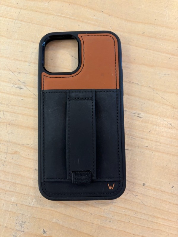 WALLI IPhone 12 12 Pro Wallet Case Card Holder Black Brown