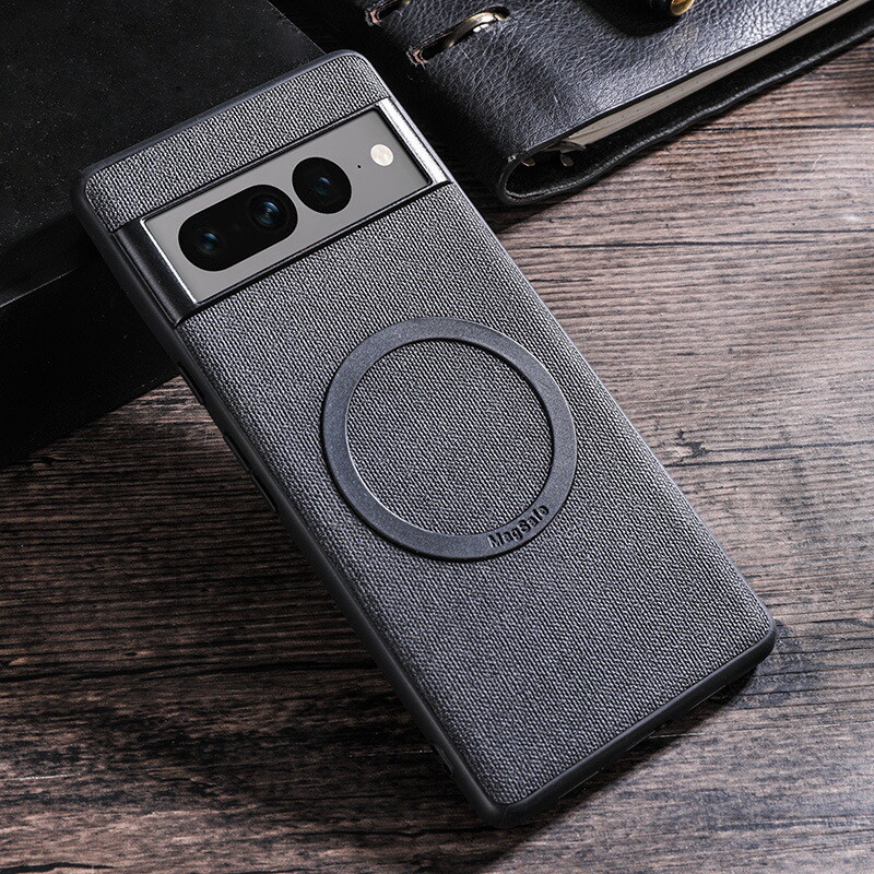 For Google Pixel 7 Pro 6 7 Shockproof Cloth Magnetic Hybrid Phone Case Cover