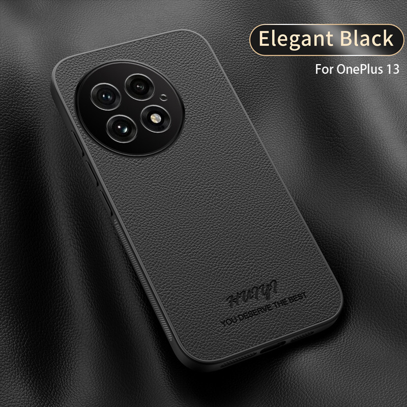 For OnePlus 13 R 12 11 Dustproof Glossy Luxury Rubber Case Cover+ Tempered Glass