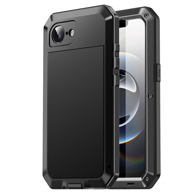Metal Case For Apple iPhone 16e Shockproof Heavy Duty Tough Hard Phone Cover