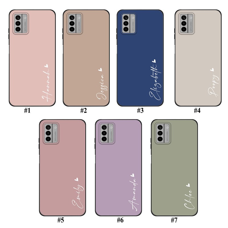 Personalised Name Phone Case Heart Cover For Nokia C300 G400 C110 G310 C210 G100 gallery