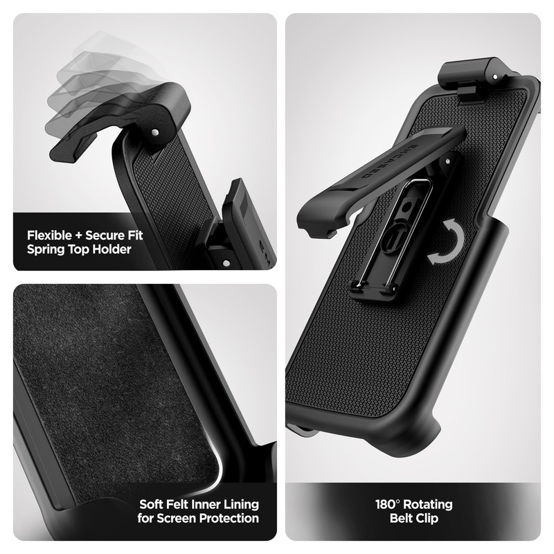 For iPhone 17 Pro Max ClearBack Case w/ Holster gallery