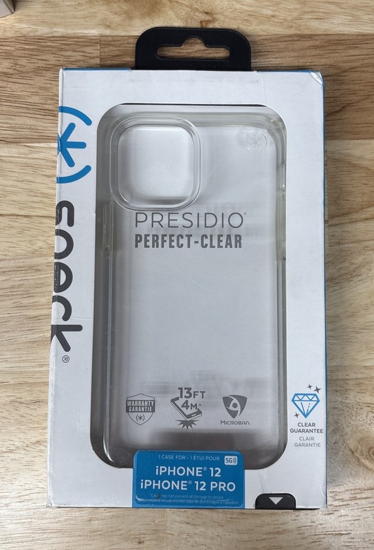 Speck Presidio Perfect Clear Case For Apple iPhone 12 / 12 Pro – Clear