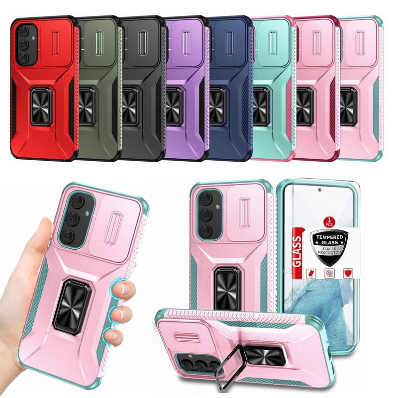 For Samsung Galaxy A15 A14 A25 A54 A35 A05S Case Phone Cover+Screen Protector