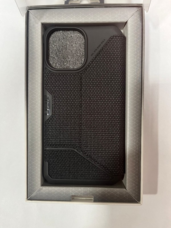 Urban Armor Gear UAG Metropolis Folio W/ Kevlar Case For iPhone 13 Pro Max Black gallery