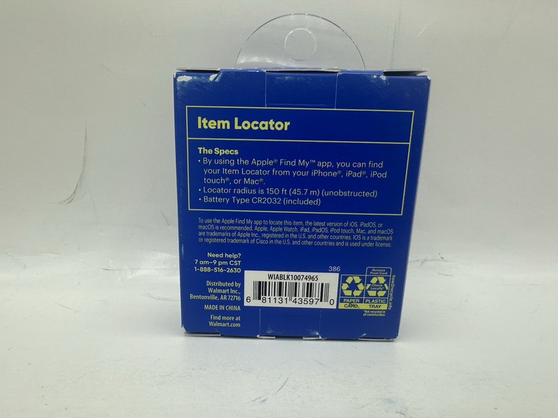 ONN Item Locator For Apple Devices Only iPhone iPad Tracker 150ft Range Find My gallery