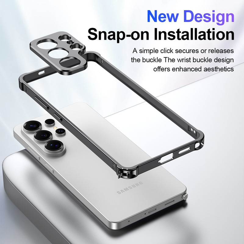 For Samsung Galaxy S26 S25 S24 S23 Ultra Bumper Case Alloy Frame with Lens Frame gallery