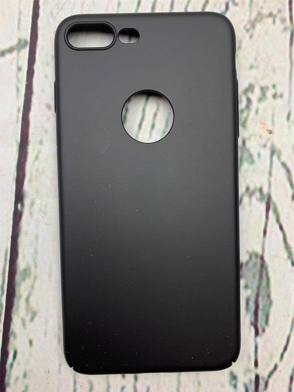 Phone Case Fits iPhone 7 Plus 8 Plus Slim Fit Shell Hard Plastic Black