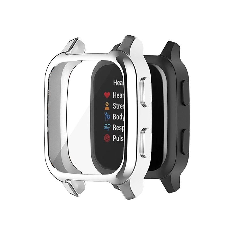 Electroplating TUP Protective Case Screen Protector for Garmin Venu SQ Watch gallery