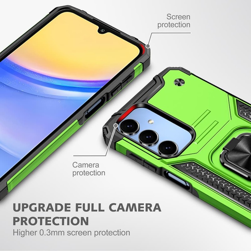For Samsung Galaxy A03s A14/A15/A16 5G A36 Shockproof Rugged Ring TPU Case Cover gallery