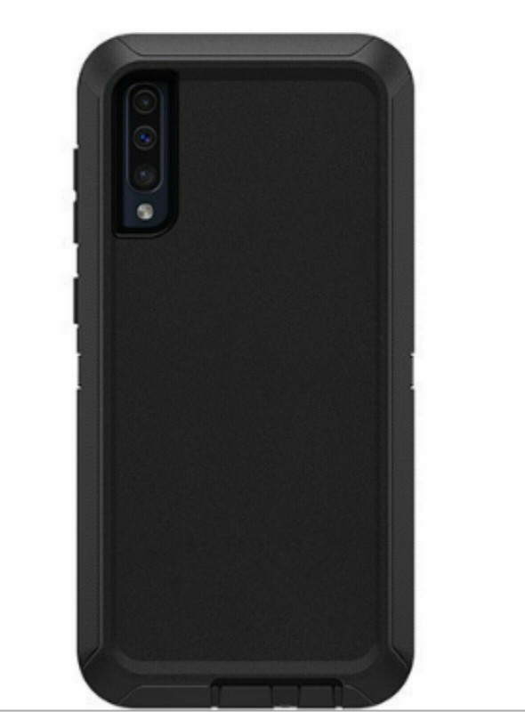 For Samsung Galaxy A50 Case Cover w(Clip )+Tempered Glass gallery