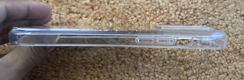 Case Mate *iPhone 14 Pro Max* Clear Gold Flakes Glitter Plastic Phone Case gallery